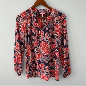 Lilly Pulitzer Silk Top - Size XS